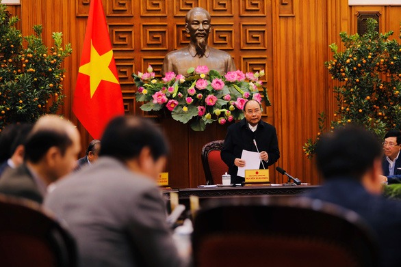 Thủ tướng Nguyễn Xuân Phúc chủ trì họp thường trực Chính phủ về phòng, chống dịch virus corona